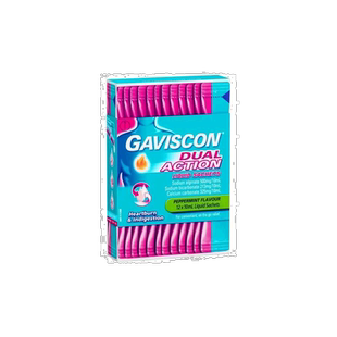 澳大利亚直邮Gaviscon双作用胃药口服混悬液10ml*12袋