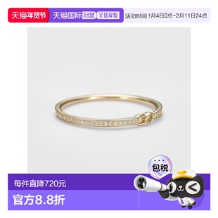 日本直邮日潮 agete 阿卡朵K10 钻石戒指 0.04克拉