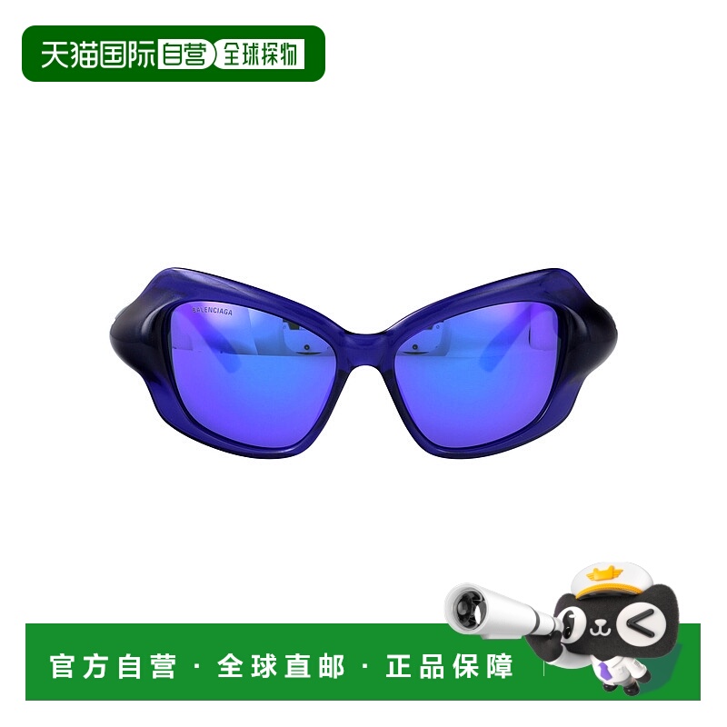 1h可退 香港直邮BALENCIAGA 女士眼镜 BB0353S004 CO 蓝色 BB0353