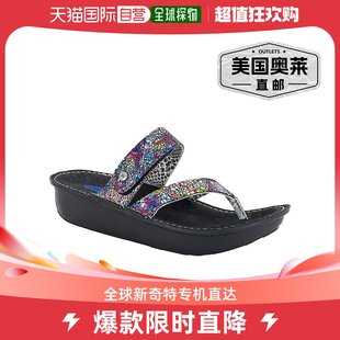 Suede 碰撞绒面革多 wolkyTahiti Crash Black Sandal Multi