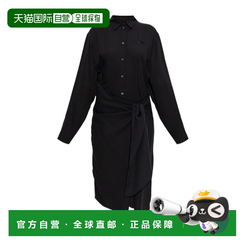 1h可退 香港直邮DIESEL 女士大衣 A202560JMBP9XX SS2026 黑色