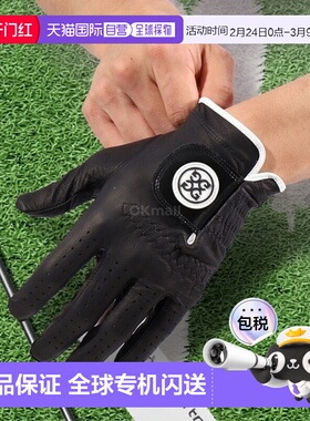 韩国直邮G/FORE男士高尔夫左手手套羊皮运动透气G4MC0G01