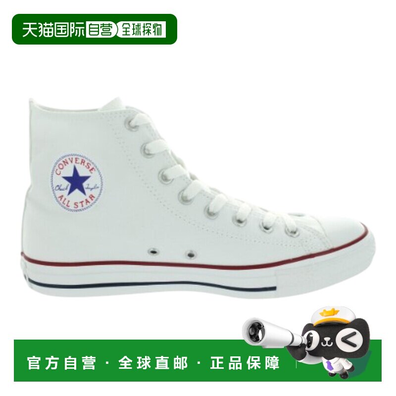 自营converse匡威查克 泰勒全明星光学白色运动鞋 | 男士高帮-光