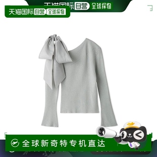 SWNT244296 日本直邮日潮 Snidel 蝴蝶结肩带针织上衣 女士