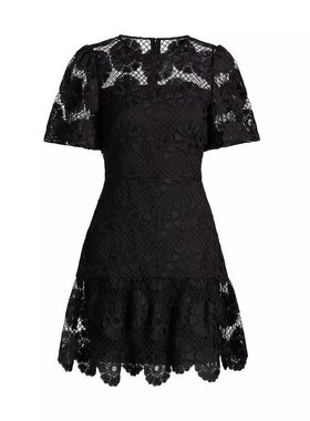 美国直邮MILLY 女士 连衣裙圆领 修身时尚优雅自然舒适百搭女装