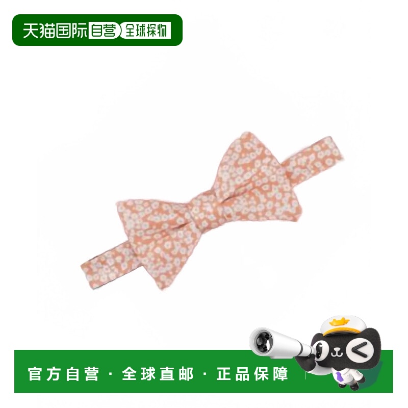 自营bar iiiMen's Brennan Floral Bow Tie In Orange - orange