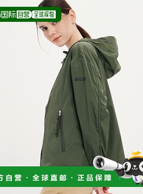 日本直邮AIGLE 防水连帽短夹克外套 [AI715EW14569]