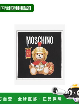 1h可退 香港直邮MOSCHINO 女士围巾 03549M2049003 SS2021 黑色 R