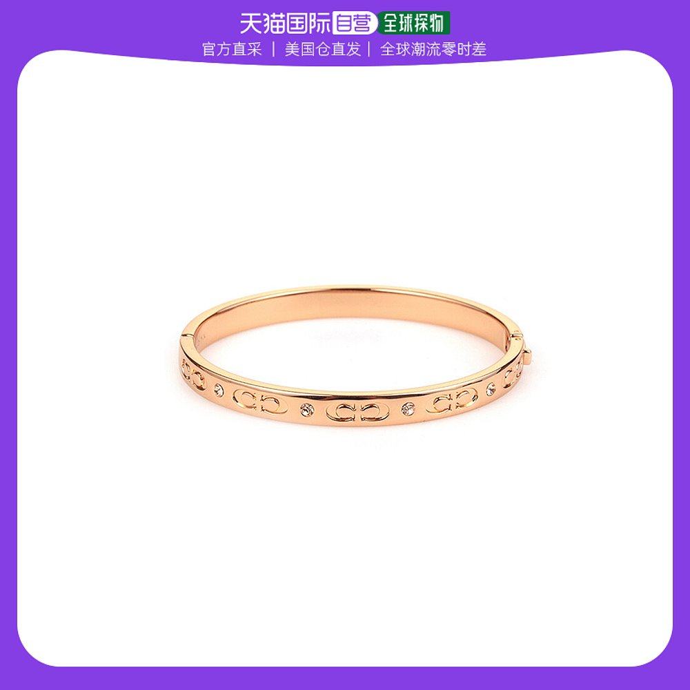 美国直邮COACH 蔻驰经典时尚高贵优雅轻奢女士水晶手镯 F59083RGD