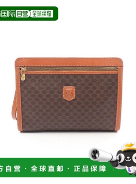 日本直邮中古Celine赛琳女包B级9新Clutch bag手拿包涂层/防水帆