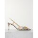 Valentino 6W0S0R01RUM 花卉图案露跟高跟鞋 华伦天奴 女士