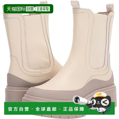 自营 Sam Edelman Lulia H8518L2-100女式靴子10象牙色皮革脚踝切