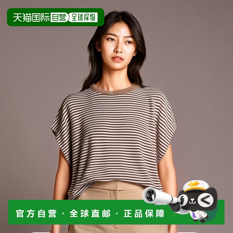 香港直邮BRUNELLO CUCINELLI 女士T恤 M19253620CHD54 SS2025条纹