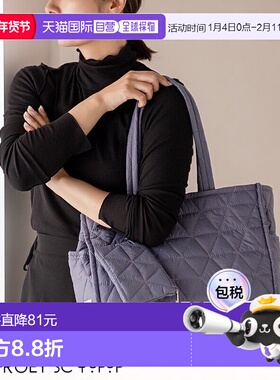 日本直邮VitaFelice 带口袋绗缝大托特包 [V04517AW04092] 包包