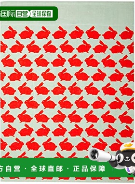 【日本直邮】丸真保暖毯子85*115cm红色兔子款