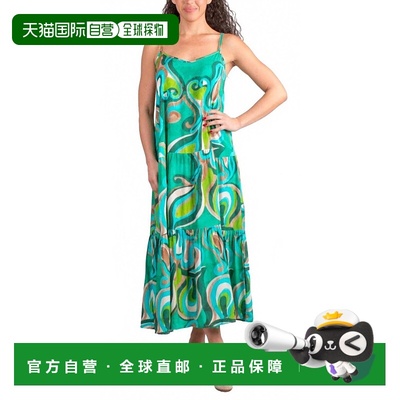 自营gigi modaTessa橄榄色连衣裙 美国奥莱直发