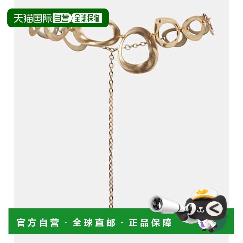 1h可退 香港直邮潮奢 ZIMMERMANN 女士 Alight 镀金腰链 metal金