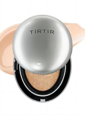 TIRTIR 日本直邮 持妆遮瑕保湿鸡蛋气垫粉底 # 18g #银色美白17C