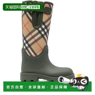 香港直邮BURBERRY 女士靴子 8111676 AW2025 绿色 Burberry Rubbe