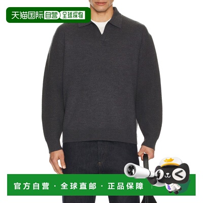 1h可退 香港直邮THEORY 希尔瑞 男士 Boiled Jonny 美利奴羊毛领