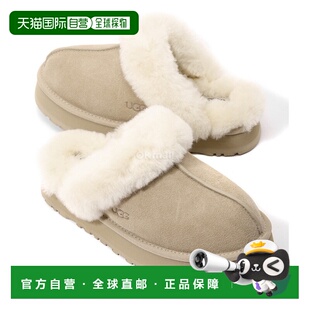 沙色厚底1122550 秋冬毛毛鞋 韩国直邮UGG女款 DISQUETTE包头半拖鞋