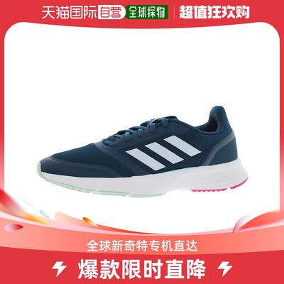 adidas阿迪达斯女士系带低帮网面透气轻便舒适休闲鞋运动鞋