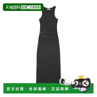 显瘦 T3935流行穿搭气质小众时尚 香港直邮Ganni 罗纹背心连衣裙