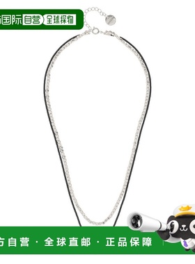 1h可退 日本直邮EMODA 女士双链条项链 天然石装饰 简约时尚 易搭