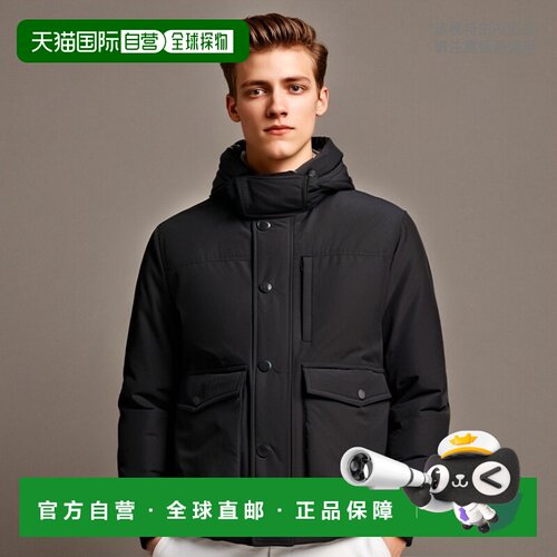 香港直邮WOOLRICH 男士羽绒服 CFWOOU0937MRUT0001BLK高端流行休