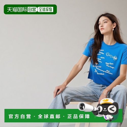 韩国直邮COVERNAT WOMAN 女士女装T恤CO2402ST83BL