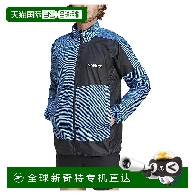 香港直邮ADIDAS Terrex 越野跑步防风夹克 男士