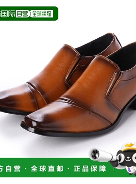 【日本直邮】Gino Zeeno 商务鞋 鞋子 男 男鞋 正装 Naname 直尖