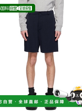 1h可退 香港直邮Balmain 巴尔曼 男士 海军蓝短裤 CH1PB115JH31