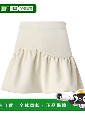 香港直邮PINKO 女士半身裙 105767A2QVZ00 AW2025 米白色 Ruffled