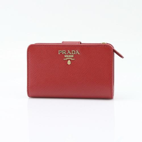日本直邮PRADA 折叠钱包 SAF MET/FUOCO 1ML225-QWA