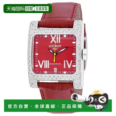 自营Locman Women's Classic Red Dial Watch - red 美国奥莱直发