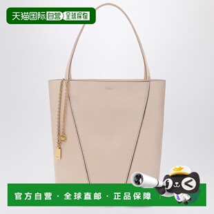 1h可退 香港直邮Chloe 蔻依 女士 SPIN 中号粉色手提包(CEMENT) C