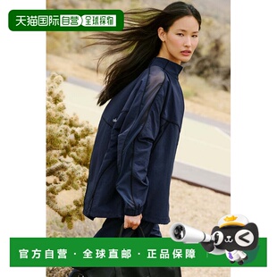 香港直邮alo yoga 宽松拉链网纱透视感长袖夹克外套 女款w4656r