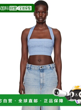 1h可退 香港直邮潮奢 Balmain 巴尔曼 女士 蓝色 PB Labyrinth Mo