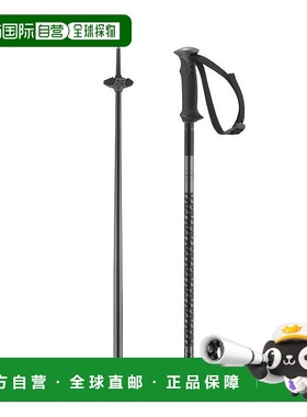 自营欧洲直邮Salomon萨洛蒙 POLARBâtons男女通用黑色铝合金滑雪