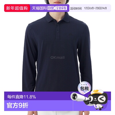 韩国直邮J.LINDEBERG Florian LS Polo 衫 (GMJT13062-6881) 长袖