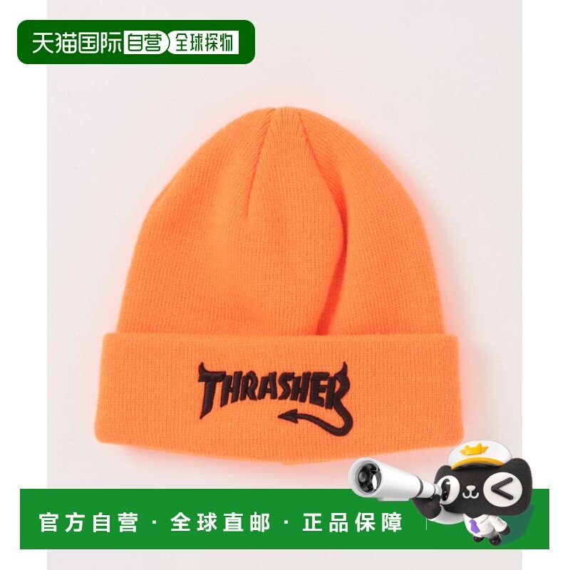 1h可退 日本直邮THRASHER 儿童 25周年纪念款针织帽 25THN50K,童装/婴儿装/亲子装,帽子,淘宝优惠券,粉丝福利购,淘宝优惠卷