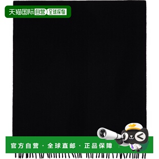 1h可退 香港直邮MAISON KITSUNE 男士 黑色 Fox Head 围巾 PM0620