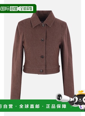1h可退 香港直邮潮奢 MaxMara 麦斯玛拉 女士 Carpa 短款夹克(牛)