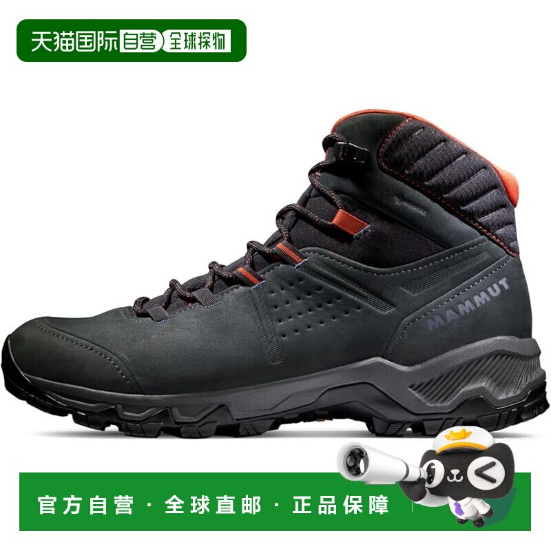 【日本直邮】猛犸象 Mercury IV Mid GTX 男式徒步鞋 黑/红户外