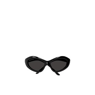 黑色 BALENCIAGA SS2025 BB0386S001 全框太阳镜 女士太阳镜