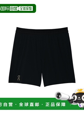 日潮跑腿ON昂跑 男士 7 号高性能短裤 Black XS 1mf1010新款运动