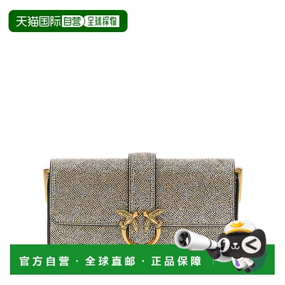 香港直邮PINKO 女士斜挎包 105353A20DZZLQ AW2025 金色 'Love On