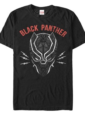美国直邮Fifth Sun Marvel 男士黑豹面具短袖 T 恤