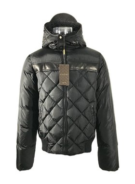 GUCCI 男士夹克 387108Z41891000 AW2022 黑色 徽标休闲夹克